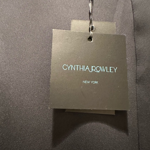 Cynthia Rowley Bonded Neoprene Black Jumpsuit - Picture 5 of 8